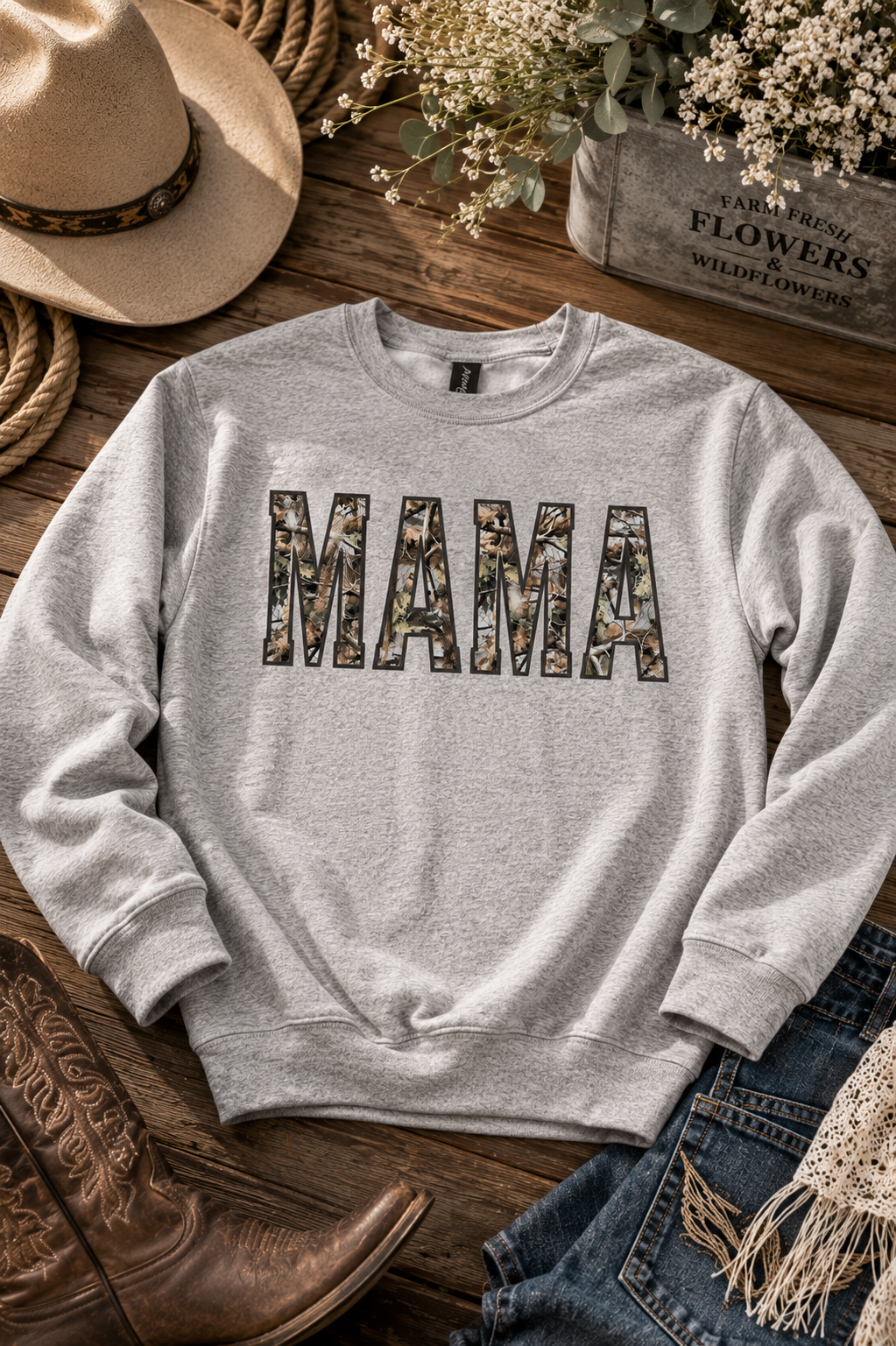 Camo Mama Sweatshirt