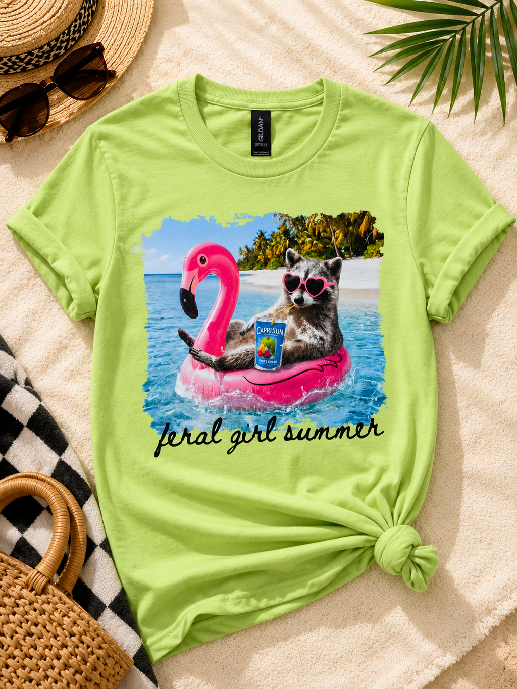 Feral Girl Summer with Capri Sun T-Shirt